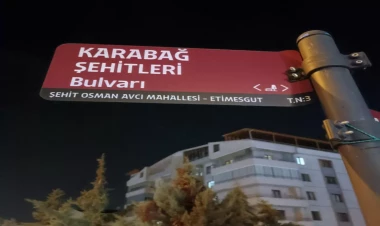 Ankara küçələrindən biri “Qarabağ Şəhidləri Bulvarı” adlandırılıb - FOTO