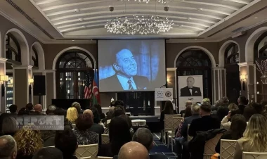 Nyu-Yorkda Ümummilli Lider Heydər Əliyevin 100-cü ildönümü qeyd olunub - FOTO