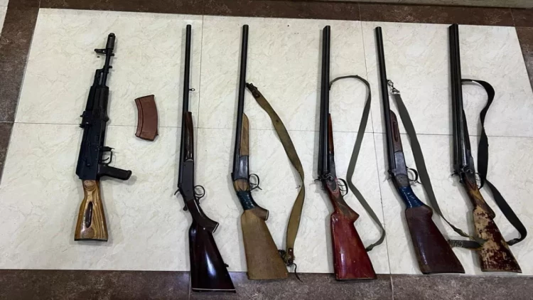 Rayon sakinlərindən sənədsiz silahlar götürüldü