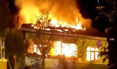 Boşandığı arvadını evə kilidləyib yandırdı - FOTO