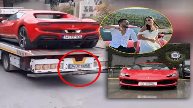 Polat cütlüyünün lüks avtomobilləri polis bölməsinə 