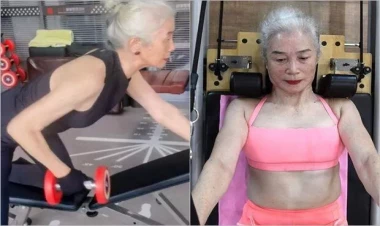 78 yaşlı çinli qadın görünüşü ilə hər kəsi heyrətləndirdi - FOTO