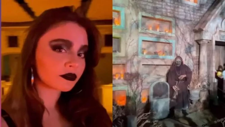 Üzərinə mişarla qaçan şəxs Van Dammın gəlininə QORXU yaşatdı - VİDEO