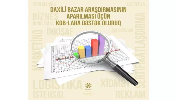 Bazar araşdırmasının aparılmasına dəstək üçün sahibkarlar KOBİA-ya müraciət edə bilərlər