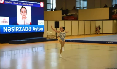 Aerobika və akrobatika gimnastikası üzrə Azərbaycan çempionatı və Bakı birinciliklərinin yarışlarına start verildi - FOTO