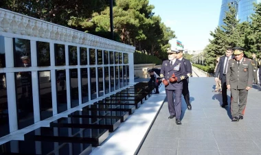 İtaliyalı admiral ölkəmizə gəldi, Kərim Vəliyev ilə görüşdü - VİDEO - FOTO