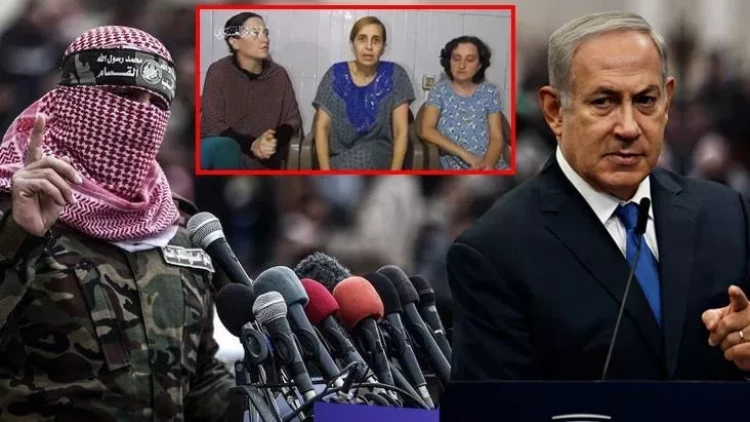 HƏMAS üç israilli girovun videosunu YAYDI - VİDEO