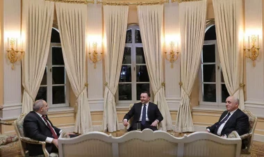 Əli Əsədov Paşinyanla görüşdü -  FOTO