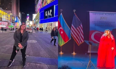 Almaxanım ABŞ-a GETDİ - VİDEO- FOTO