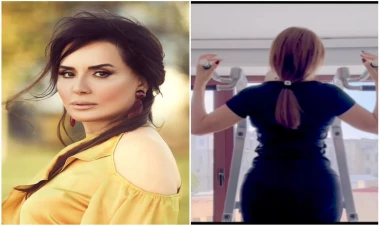 62 yaşlı Əməkdar artistin idman zalından GÖRÜNTÜLƏRİ - VİDEO