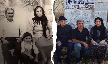 Laçınlı ailə 34 il sonra eyni FOTOnu təkrarladı