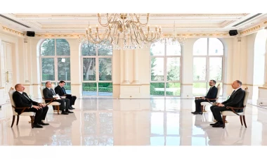 Prezident İsveçrə səfirinin etimadnaməsini qəbul edib - VİDEO - FOTO