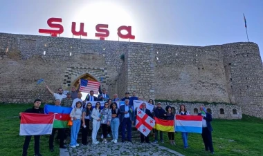 Diaspor nümayəndələrinin Şuşaya 11-ci səfəri gerçəkləşdi - FOTO