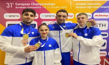 Gimnastlarımızdan Avropa çempionatında daha iki qızıl
