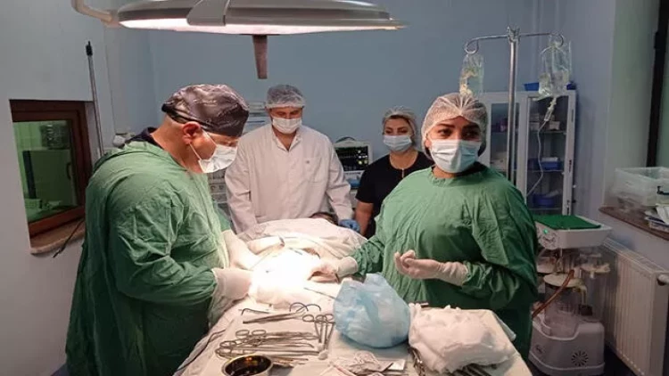 Xankəndidə ilk cərrahi əməliyyat keçirildi - FOTOLAR