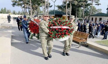 Şəhidlərin xatirəsinə həsr olunan anım mərasimləri keçirildi - FOTO