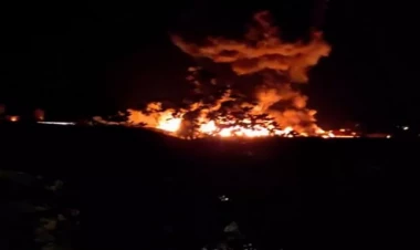 Azərbaycanda ticarət mərkəzi yandı - VİDEO - FOTO