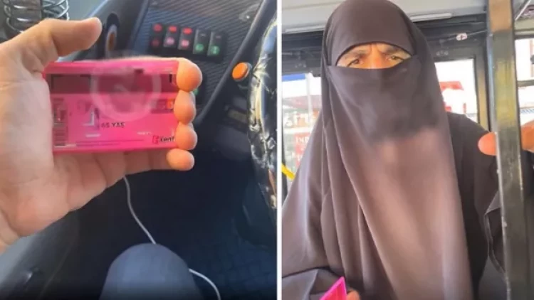 Qadın qılığına girib, görün nə etdi - FOTO