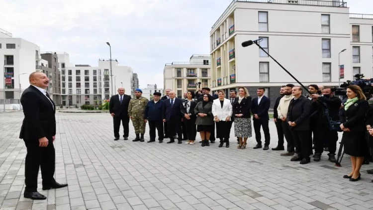 Prezident: Burada yaşayış üçün ən gözəl şərait yaradılıb
