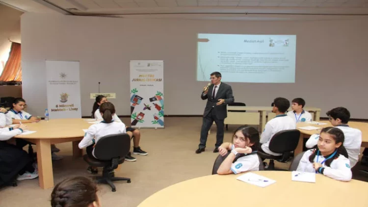 6 saylı məktəb-liseydə “Məktəb jurnalistikası” layihəsinin təqdimatı keçirilib