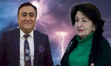 Kübra Əliyeva Elgizin verilişinə bu vəziyyətdə çıxdı  - VİDEO