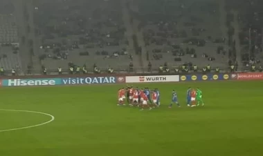 Azərbaycan - Avstriya oyununda xoşagəlməz hadisə