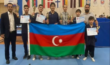 Gimnastlarımız Çexiyada mükafat qazanıblar - FOTO