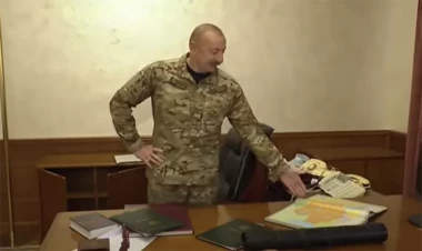 Prezident “xəritə”ni görüb maraqlı reaksiya verdi - VİDEO