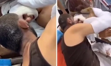 Qəzzada yaralanan uşaq: 