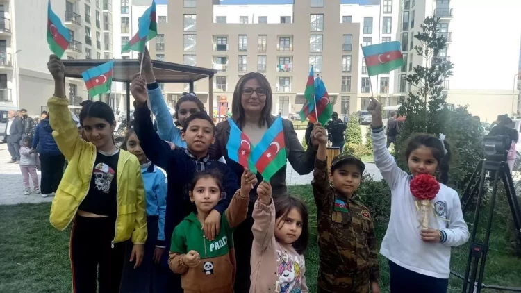 Füzulidə daha 22 ailəyə evlərinin açarları verildi - FOTO