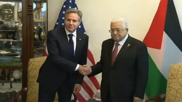 Blinken İordaniyada Mahmud Abbasla görüşdü