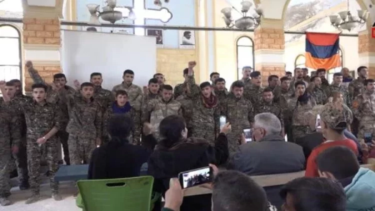 Ermənilər HƏMAS-la birlikdə İsrailə qarşı terrora hazırdır - VİDEO - FOTO