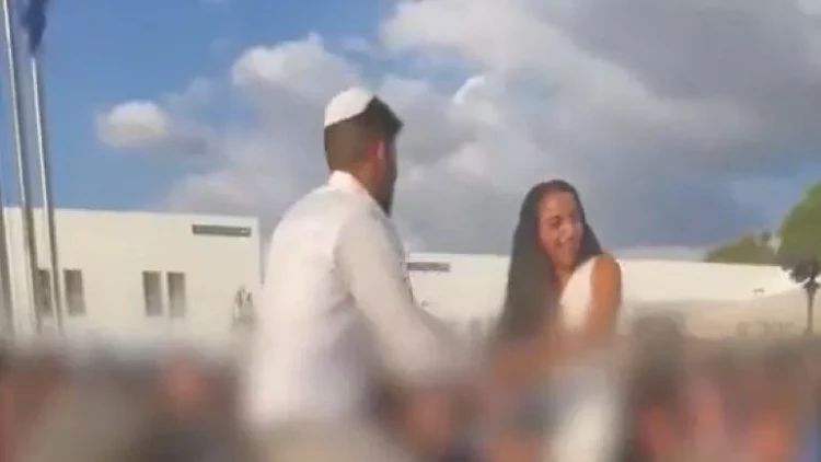 İsraildə hərbi bazada toy keçirildi – VİDEO