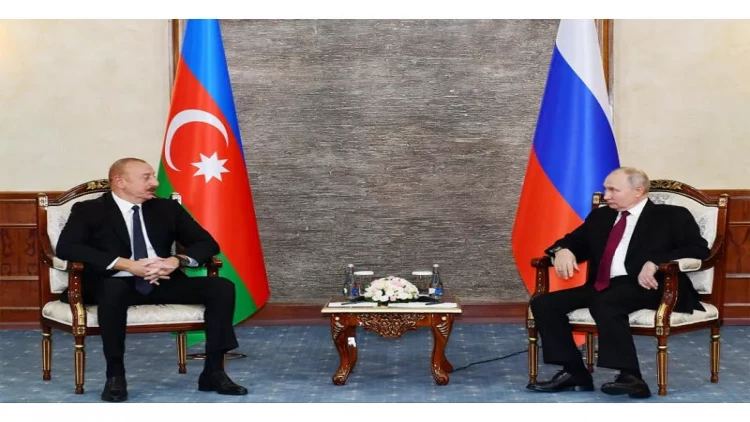 Bişkekdə İlham Əliyevin Putinlə görüşü olub - VİDEO - FOTO