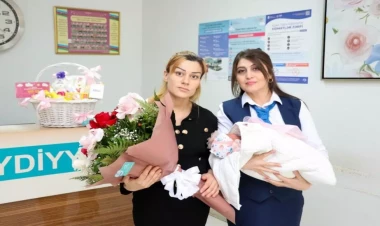 Şəhid Süleyman Mehdiyevin qızı doğuldu - FOTO