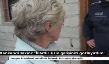 Xankəndidə qalan 43 yaşlı Liliyanın Azərbaycan polisi ilə söhbəti - VİDEO