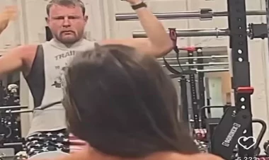 İdman zalında biabırçılıq - Qızın bu hərəkəti təəccübləndirir - FOTO