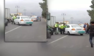 Bakıda polisə tabe olmayan sürücü belə saxlanıldı - DYP-dən AÇIQLAMA - VİDEO