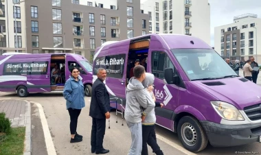 Növbəti köç karvanı Füzuli şəhərinə çatdı - FOTO