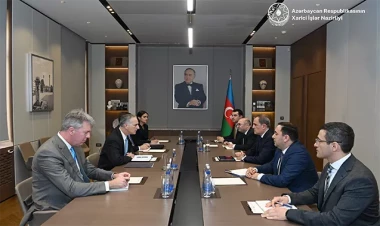 Ceyhun Bayramov Lui Bono ilə görüşdü