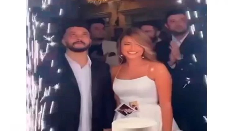 Mələkxanımın qızının nişanından ilk görüntülər - VİDEO