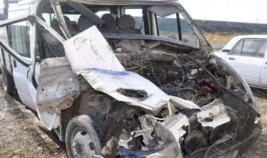 Ağstafada mikroavtobus qəzası - Yaralananlar var
