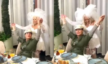 Elza qalmaqal yaşadığı Səidənin toyundan görüntülər paylaşdı - VİDEO - FOTO