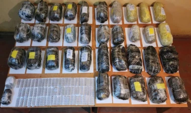 İrandan Azərbaycana 39 kq narkotik keçirilməsinin qarşısı alındı - FOTO