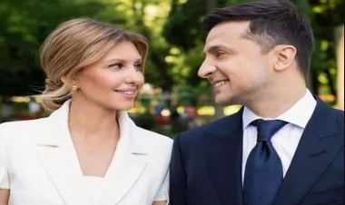 Zelenski müharibə dəhşətlərindən danışanda arvadı isə.. - Böyük qalmaqal - FOTO