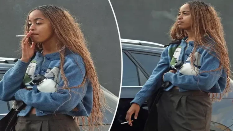 Obamanın qızının bu görüntüləri qalmaqal yaratdı - FOTO