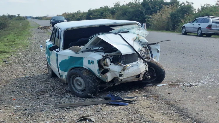 Beyləqanda qəza baş verdi - FOTO