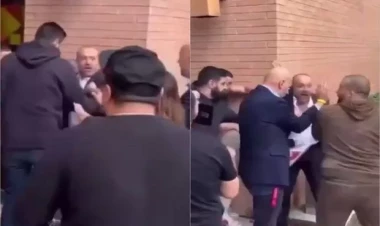 Ermənilər  ABŞ-də Türkiyə rəsmilərinə hücum etdilər - VİDEO