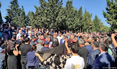 Qənirə Paşayeva dəfn edildi - VİDEO - FOTO