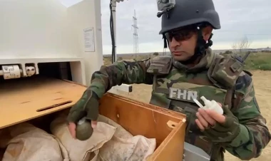 Suraxanıda qumbara tapılıb - FOTO